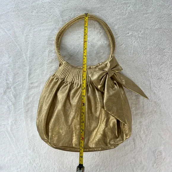Urban Heritage gold ruched hobo dumpling shoulder purse - Picture 7 of 7